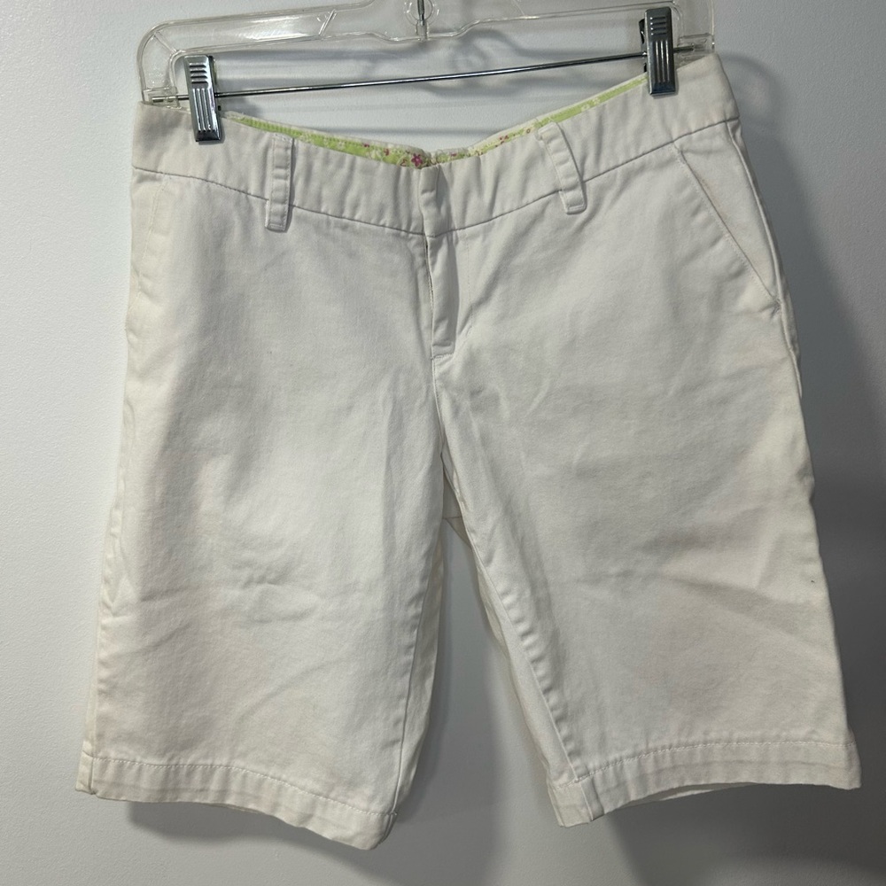 American Eagle Outfitters Cream Women's Bermudas